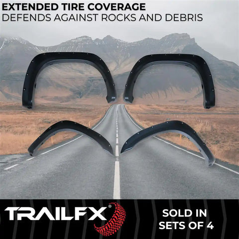 TRAILFX TFT3001S POCKET STYLE FLARE SMOOTH SET OF 4