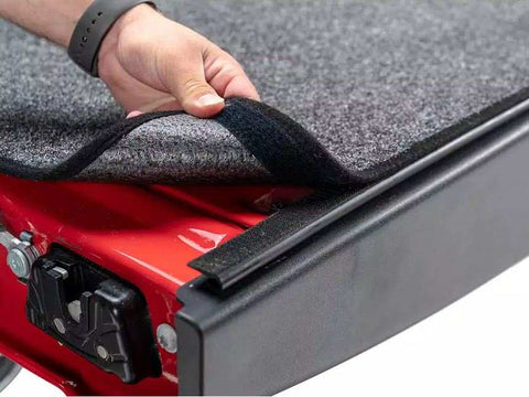 BedRug BRR24DCK Bed Liner Classic Drop In Under Bed Rail Dark Gray Carpet-Like P