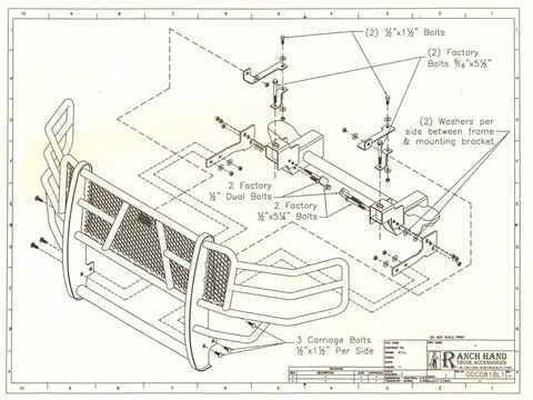 RANCH HAND GGC081BL1 07-10 SILVERADO HD LEGEND