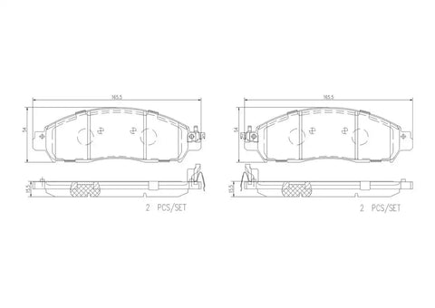 DISC BRAKE PAD SET