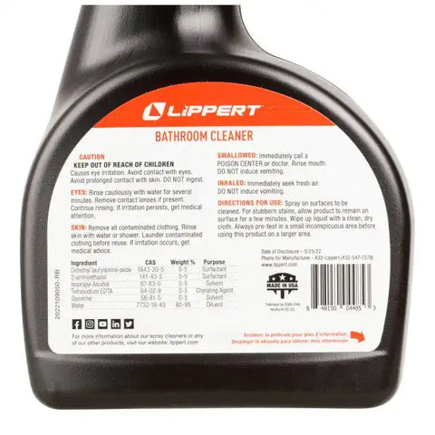 LIPPERT BATHROOM CLEANER  CASE