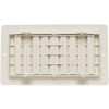 FLOOR REG DAMP 4' WHITE