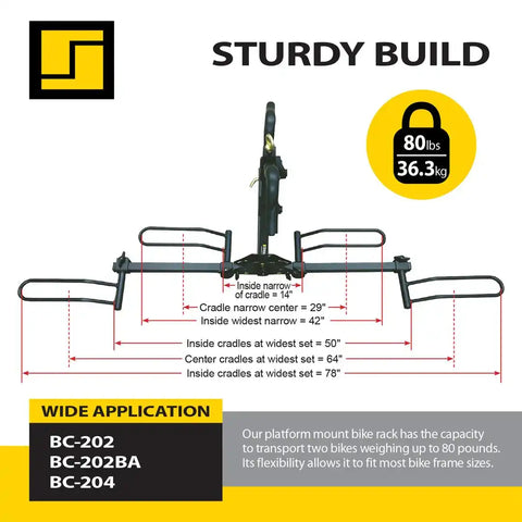PLATFORM STYLE 2 BIKE CARRIER