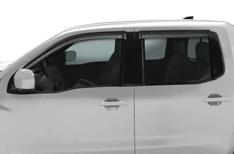 Auto Ventshade (AVS) 94788 - Ventvisor Deflector Smoke Outside Mount 4 pc. 2022-2024 Nissan Frontier