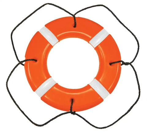 30' ORANGE POLYETH SHELL LIFE RING