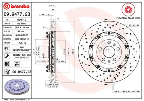 DISC BRAKE ROTOR
