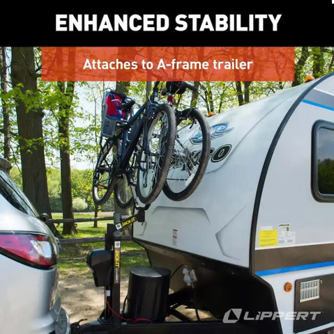 Lippert Components 429756 Bike Rack Jack-IT Mounts On Trailer Tongue A Frame