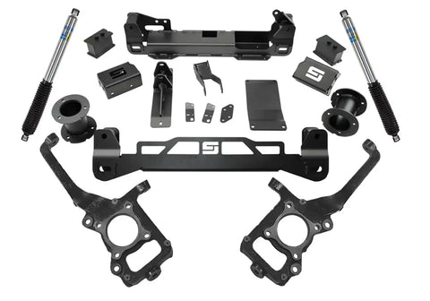 Superlift K130B 6 Lift Kit - 21-23 F150 4WD w/out Tremor Package w/ Bilstein Rear Shocks