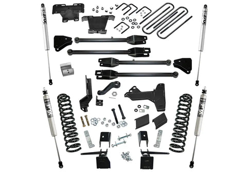 Superlift K171F 6 Lift Kit w/ FOX Shocks - 17-22 F250/350 4WD Diesel 4-Link Arms