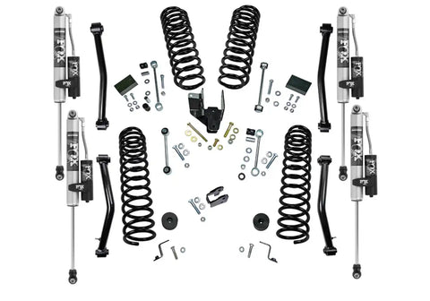 Superlift K184FX 4 Dual Rate Coil Lift Kit w/ Fox 2.0 Res Shocks - 18-23 Wrangler JLU 4WD 4Dr