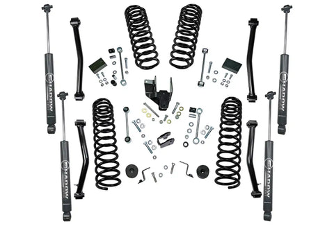 Superlift K193 4 DUAL RATE COIL Lift Kit - 18-23 JP JL WRGLR 2 DR W/ SHADOW SERIES SHX
