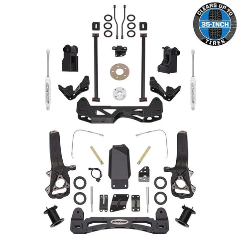 Pro Comp Suspension K2084B Kit 6 12-13 Ram 1500 4WD Knuckle/ Block/ Es9