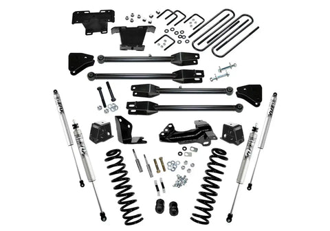 Superlift K230F 4 Lift Kit w/ FOX Shocks - 05-07 F250/350 4WD Diesel 4-Link Arms