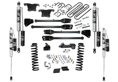 Superlift K236FX 4 Lift Kit w/ FOX 2.0 Reservoir Shocks - 11-16 F250/350 4WD Dsl 4-Link Arms