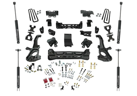 Superlift K255S 6 Lift Kit - 20-22 Silv/Sierra 2500/3500HD 4WD Knuckle w/ Shadow Shocks