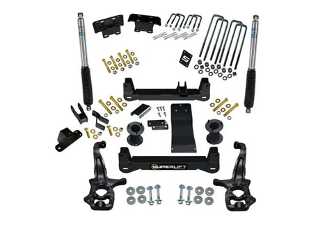 Superlift K299B 4 Lift Kit - 19 (New Body)-22 Silv/Sierra 1500 4WDw/Blstn Shks Trailboss/AT4