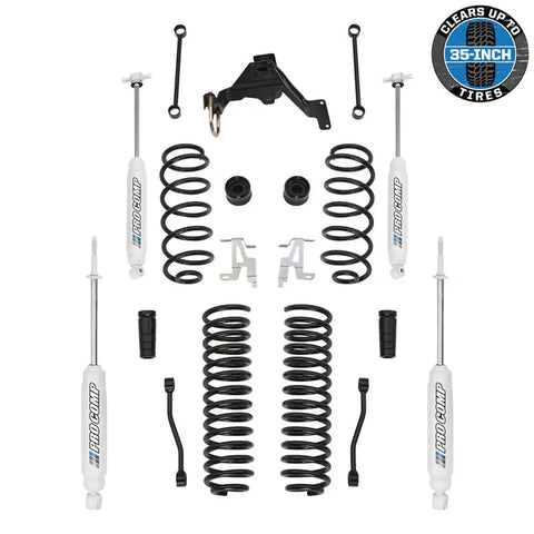 Pro Comp Suspension K3089B Kit 4In 07-18 JK 2/4D 4WD Coil/ Es9