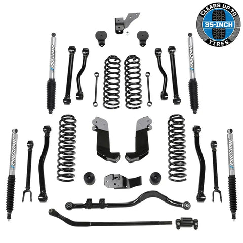 Pro Comp Suspension K3109BP Kit 3.5In JK Stage III Coil/ Coil/Pro Runner