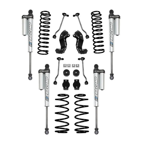 Pro Comp Suspension K3111BXP JL 2.5 Short Arm Lift Kit W/ Piggyback Reservoir Shocks