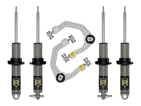 ICON Vehicle Dynamics FRDK_K40002 ICON 21-23 Bronco HOSS 1.0 Pkg 1.375-3" Lift Stage 2 Suspension System Billet