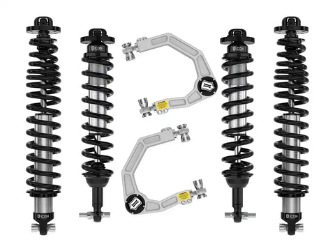 ICON Vehicle Dynamics FRDK_K40003X ICON 21-23 Bronco Non-Sasquatch 3-4" Lift Stage 3 Suspension System Billet UCA Heavy Rate Rear Spring