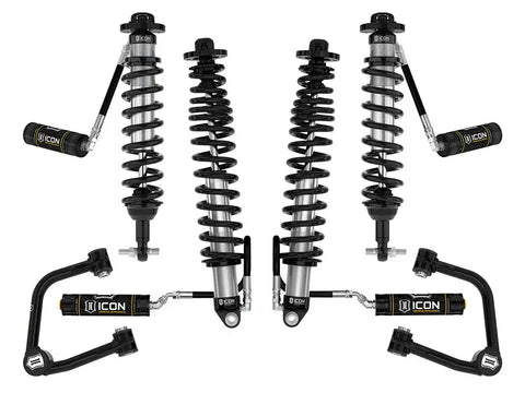 ICON Vehicle Dynamics FRDK_K40014TX ICON 2021-2023 Bronco Sasquatch 2-3" Lift Stage 4 Suspension System Tubular UCA Heavy Rate Rear Spring