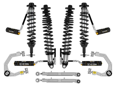 ICON Vehicle Dynamics FRDK_K40016X ICON 2021-2023 Bronco Sasquatch 2-3" Lift Stage 6 Suspension System Billet UCA Heavy Rate Rear Spring