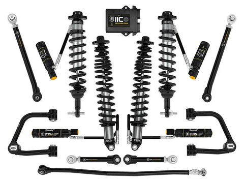 ICON Vehicle Dynamics FRDK_K40018T ICON 2021-2023 Bronco Sasquatch 2-3" Lift Stage 8 Suspension System Tubular UCA