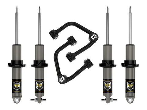 ICON Vehicle Dynamics FRDK_K40012T ICON 2021-2023 Bronco HOSS 2.0 Pkg 0-2" Lift Stage 2 Suspension System Tubular