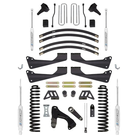 Pro Comp Suspension K4184B KIT 8IN Stage I 11-15 Ford F250/F350 4WD Diesel with Front/Rear ES9000 Shocks