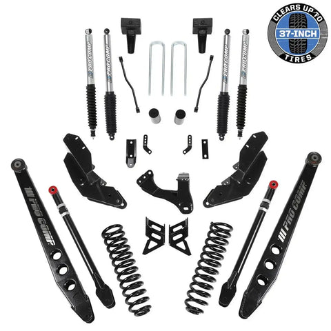 Pro Comp Suspension K4212BP Kit 4 17-Current Ford Super Duty 4Link Radius Arm/ Block/ Zx