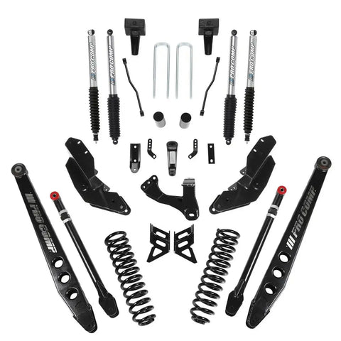 Pro Comp Suspension K4213BP Kit 6 17-Current Ford Super Duty 4Link Radius Arm/ Block/ Zx
