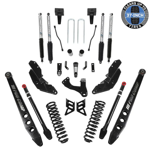 Pro Comp Suspension K4214BP Kit 8 17-18 Ford Super Duty 4Link Radius Arm/ Block/ Zx
