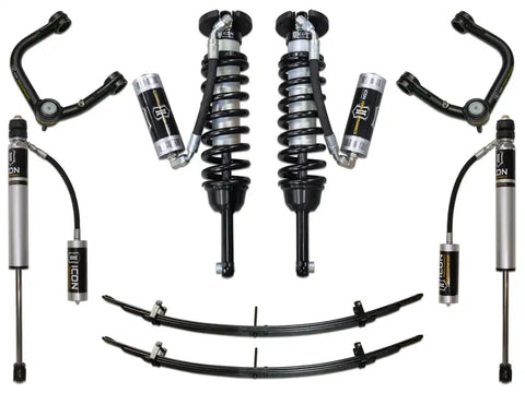 ICON Vehicle Dynamics K53004T ICON 2005-2015 Toyota Tacoma 0-3.5" Lift/2016-2023 Tacoma 0-2.75" Lift Stage 4 Suspension System Tubular UCA