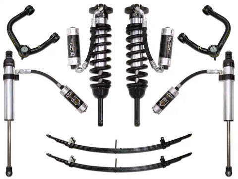 ICON Vehicle Dynamics FRDK_K53006T ICON 2005-2015 Toyota Tacoma 0-3.5" Lift/2016-2023 Tacoma 0-2.75" Lift Stage 6 Suspension System Tubular UCA