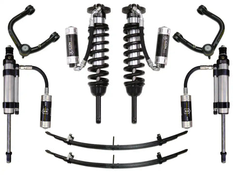 ICON Vehicle Dynamics FRDK_K53007T ICON 2005-2015 Toyota Tacoma 0-3.5" Lift/2016-2023 Tacoma 0-2.75" Lift Stage 7 Suspension System Tubular UCA