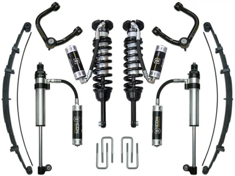 ICON Vehicle Dynamics FRDK_K53008T ICON 2005-2015 Toyota Tacoma 0-3.5" Lift/2016-2023 Tacoma 0-2.75" Lift Stage 8 Suspension System Tubular UCA