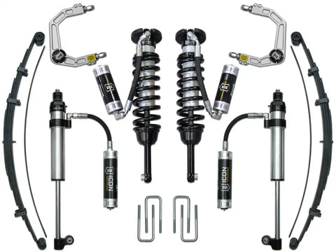 ICON Vehicle Dynamics FRDK_K53008 ICON 2005-2015 Toyota Tacoma 0-3.5" Lift/2016-2023 Tacoma 0-2.75" Lift Stage 8 Suspension System Billet UCA