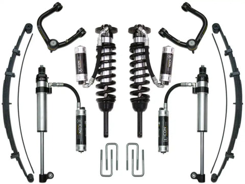 ICON Vehicle Dynamics FRDK_K53009T ICON 2005-2015 Toyota Tacoma 0-3.5" Lift/2016-2023 Tacoma 0-2.75" Lift Stage 9 Suspension System Tubular UCA