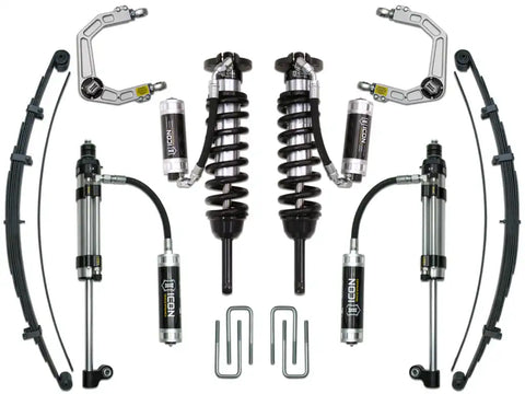 ICON Vehicle Dynamics FRDK_K53010 ICON 2005-2015 Toyota Tacoma 0-3.5" Lift/2016-2023 Tacoma 0-2.75" Lift Stage 10 Suspension System Billet UCA