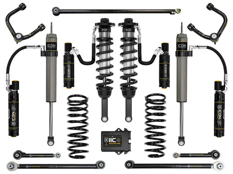 ICON Vehicle Dynamics FRDK_K53069T ICON 2010-2023 Toyota 4Runner 0-3.5" Lift Stage 9 Suspension System Tubular UCA
