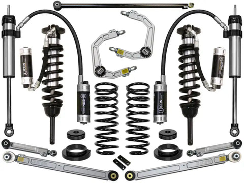 ICON Vehicle Dynamics FRDK_K53177 03-09 GX470 0-3.5" STAGE 7 SUSPENSION SYSTEM W BILLET UCA