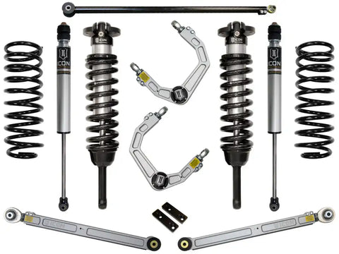 ICON Vehicle Dynamics FRDK_K53183 10-UP GX460 0-3.5" STAGE 3 SUSPENSION SYSTEM W BILLET UCA