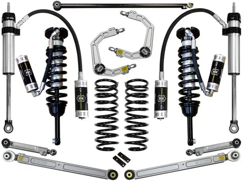 ICON Vehicle Dynamics FRDK_K53186 10-UP GX460 0-3.5" STAGE 6 SUSPENSION SYSTEM W BILLET UCA