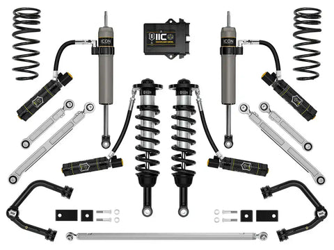 ICON Vehicle Dynamics FRDK_K53242T ICON 2023 Toyota Sequoia 3-4.5" Lift Stage 12 Suspension System Tubular