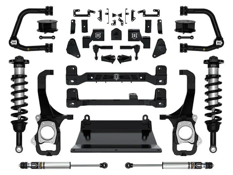 ICON Vehicle Dynamics FRDK_K53272T ICON 2022-2023 Toyota Tundra 6" Lift Stage 2 Suspension System With Tubular Upper Control Arms