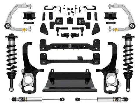 ICON Vehicle Dynamics FRDK_K53272 ICON 2022-2023 Toyota Tundra 6" Lift Stage 2 Suspension System With Billet Upper Control Arms
