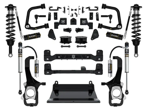 ICON Vehicle Dynamics FRDK_K53273T ICON 2022-2023 Toyota Tundra 6" Lift Stage 3 Suspension System With Tubular Upper Control Arms