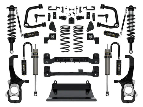 ICON Vehicle Dynamics FRDK_K53274T ICON 2022-2023 Toyota Tundra 6" Lift Stage 4 Suspension System With Tubular Upper Control Arms