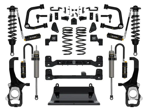 ICON Vehicle Dynamics FRDK_K53276T ICON 2022-2023 Toyota Tundra 6" Lift Stage 6 Suspension System With Tubular Upper Control Arms